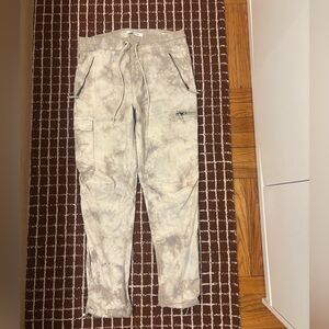 PacSun Beige Tie-Dye Cargo Pants